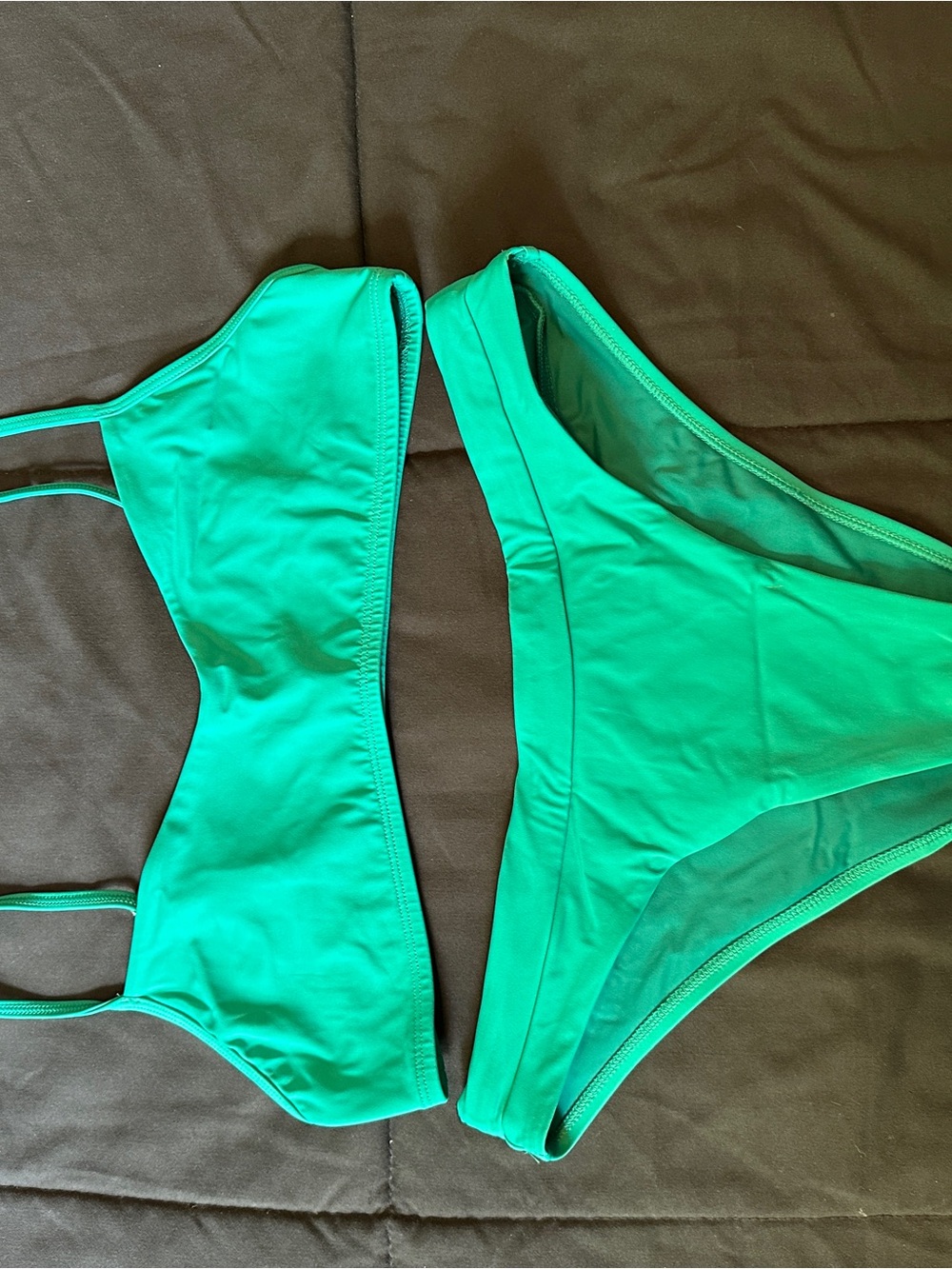 Jolyn Clothing Bright Emerald Green Two-Piece Bikini